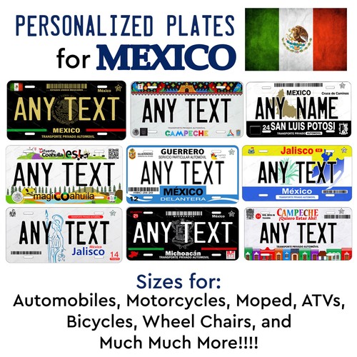 Mexico any state personalized - mexico,